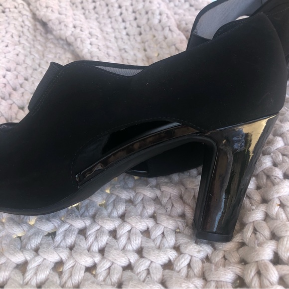 Life Stride Simply Comfort black suede dressy heels - Picture 7 of 8